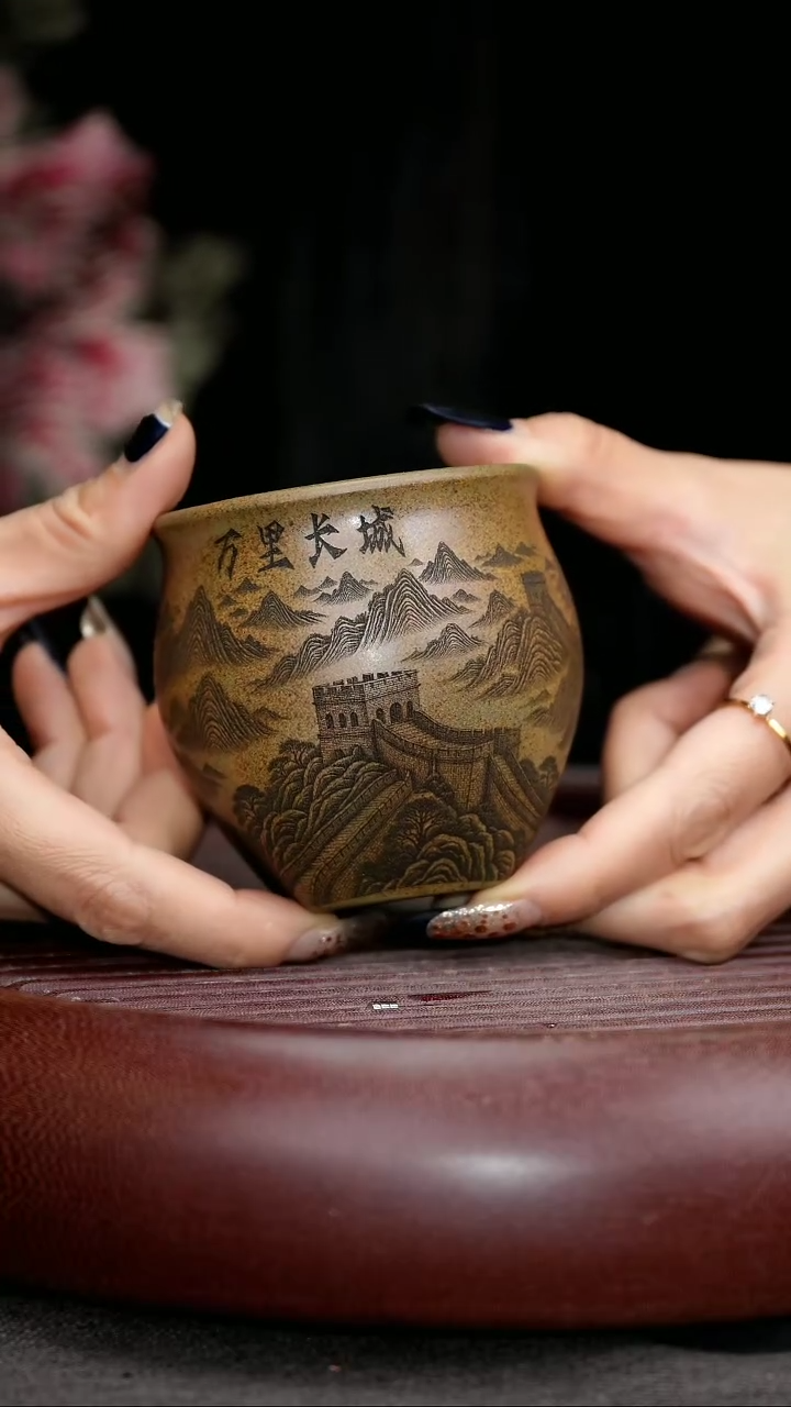 茶杯紫砂紫砂主人杯福利放漏