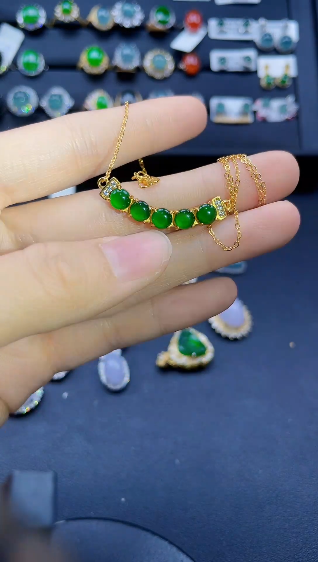 【闪购商品】翡翠戒指银S925镶嵌346534