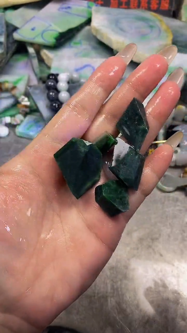 未镶嵌挂件翡翠天然缅甸翡翠A货978