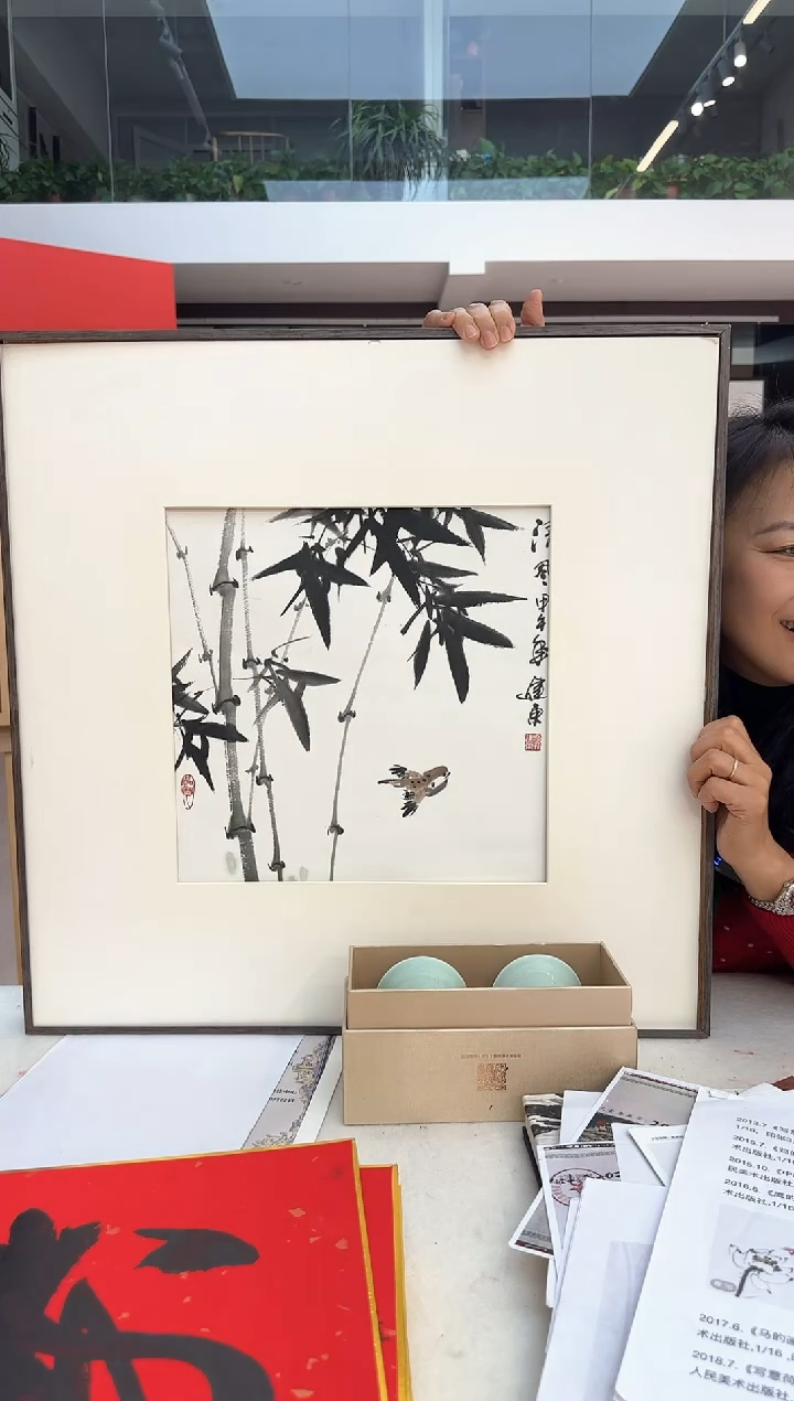 【闪购商品】纸本1孙建东老师国画作品（不带框）