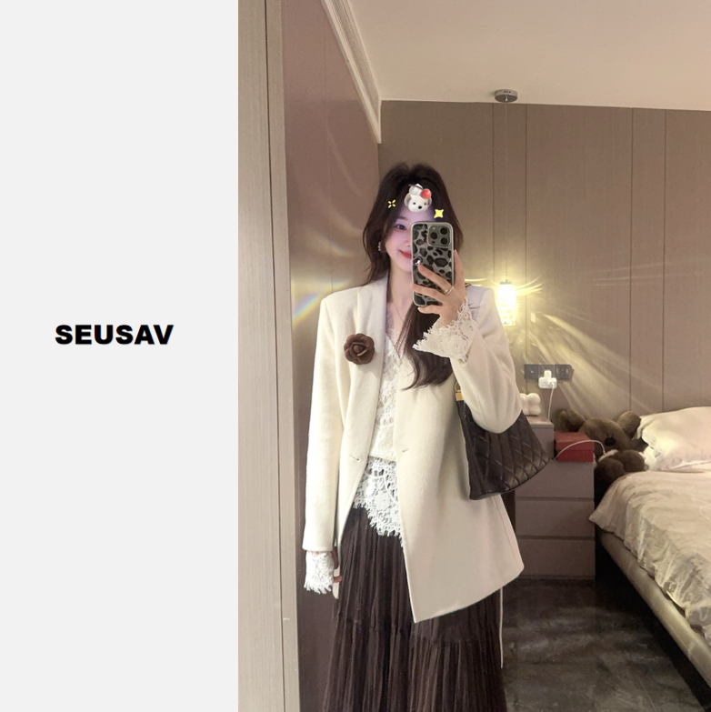 【气场】立领双面羊毛羊绒西装外套气质气场控必入单品