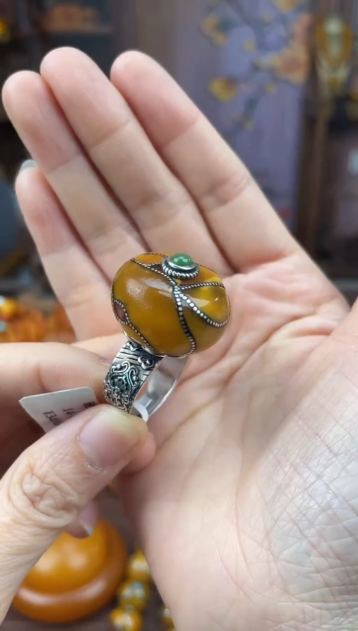 裸石琥珀未镶嵌多样性发货1，假一赔4