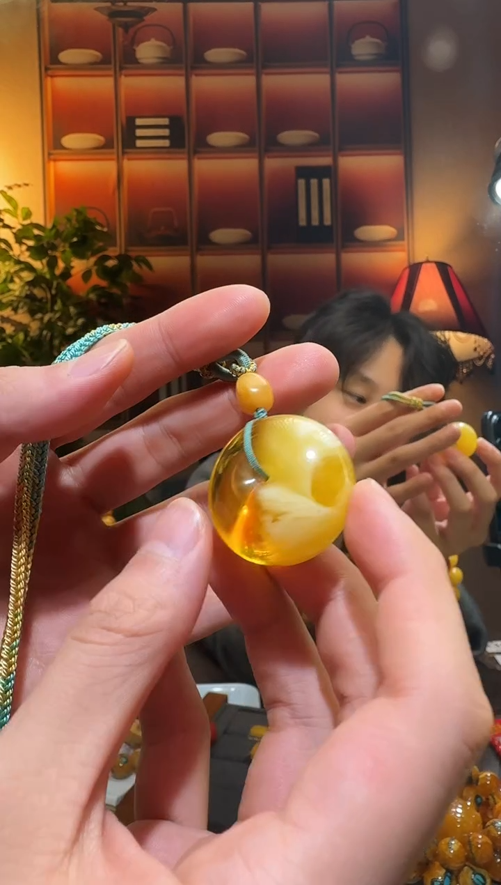 蜜蜡颈饰未镶嵌9431天然蜜蜡珠宝奇石