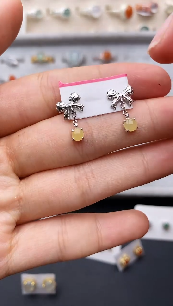 【闪购商品】翡翠戒指银S925镶嵌缅甸翡翠