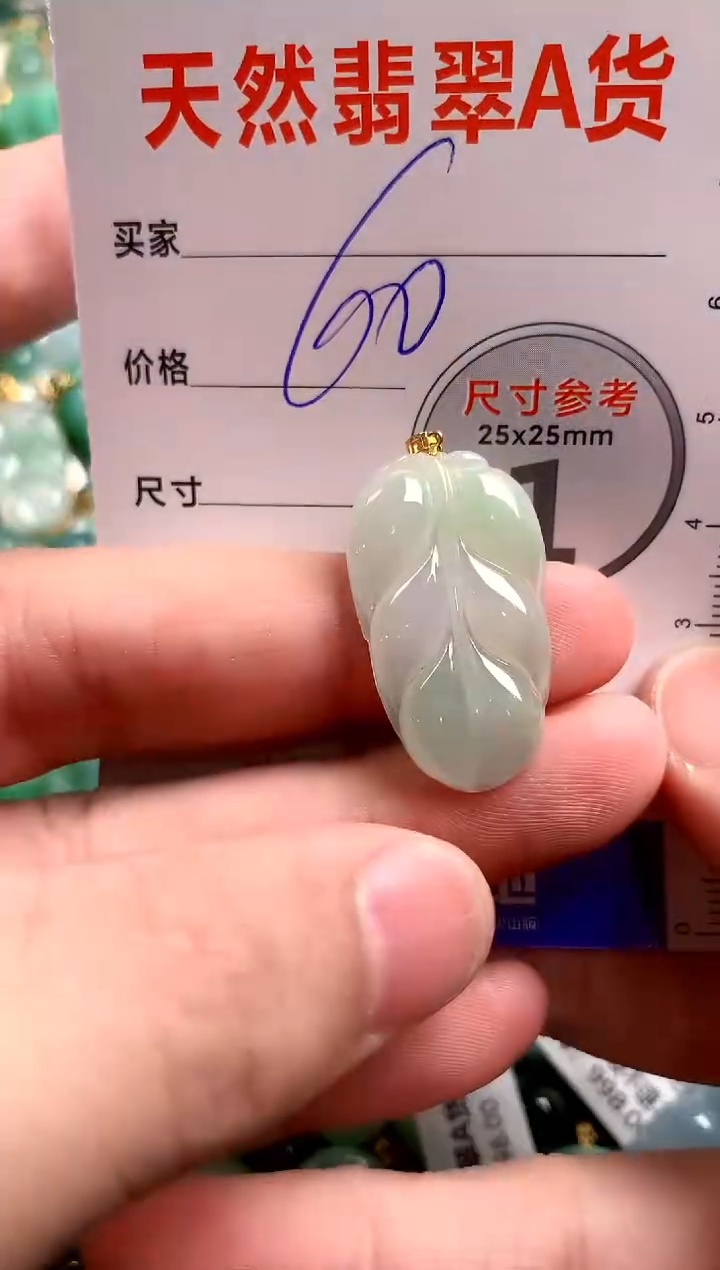 翡翠18K金镶嵌颈饰13005344