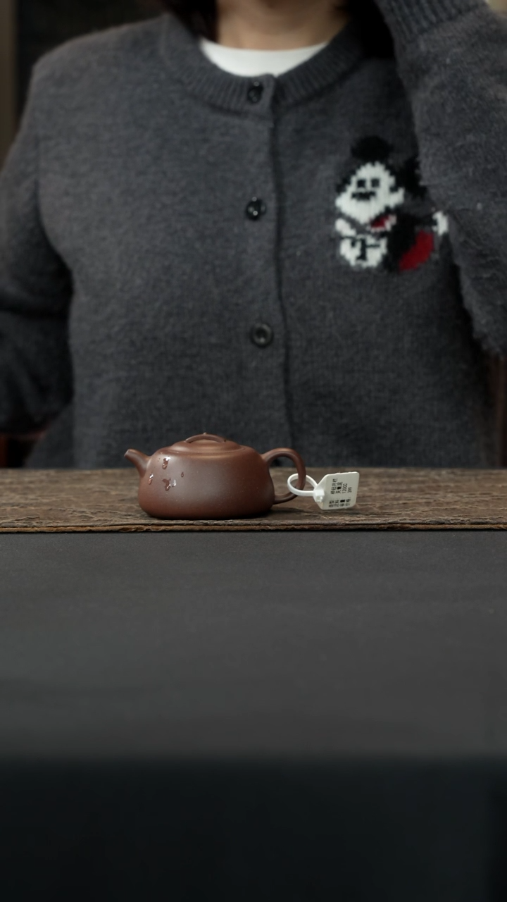 【闪购商品】紫砂茶壶天青泥桥钮井栏壶120cc