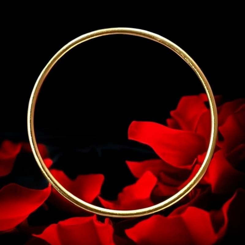 【璐璐甄选】国潮简约时尚款细款手镯合金手镯（ZL8146）