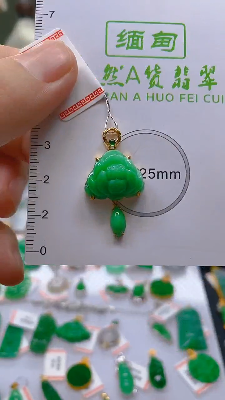 【闪购商品】翡翠颈饰18K金镶嵌 新号开播，全场乱卖