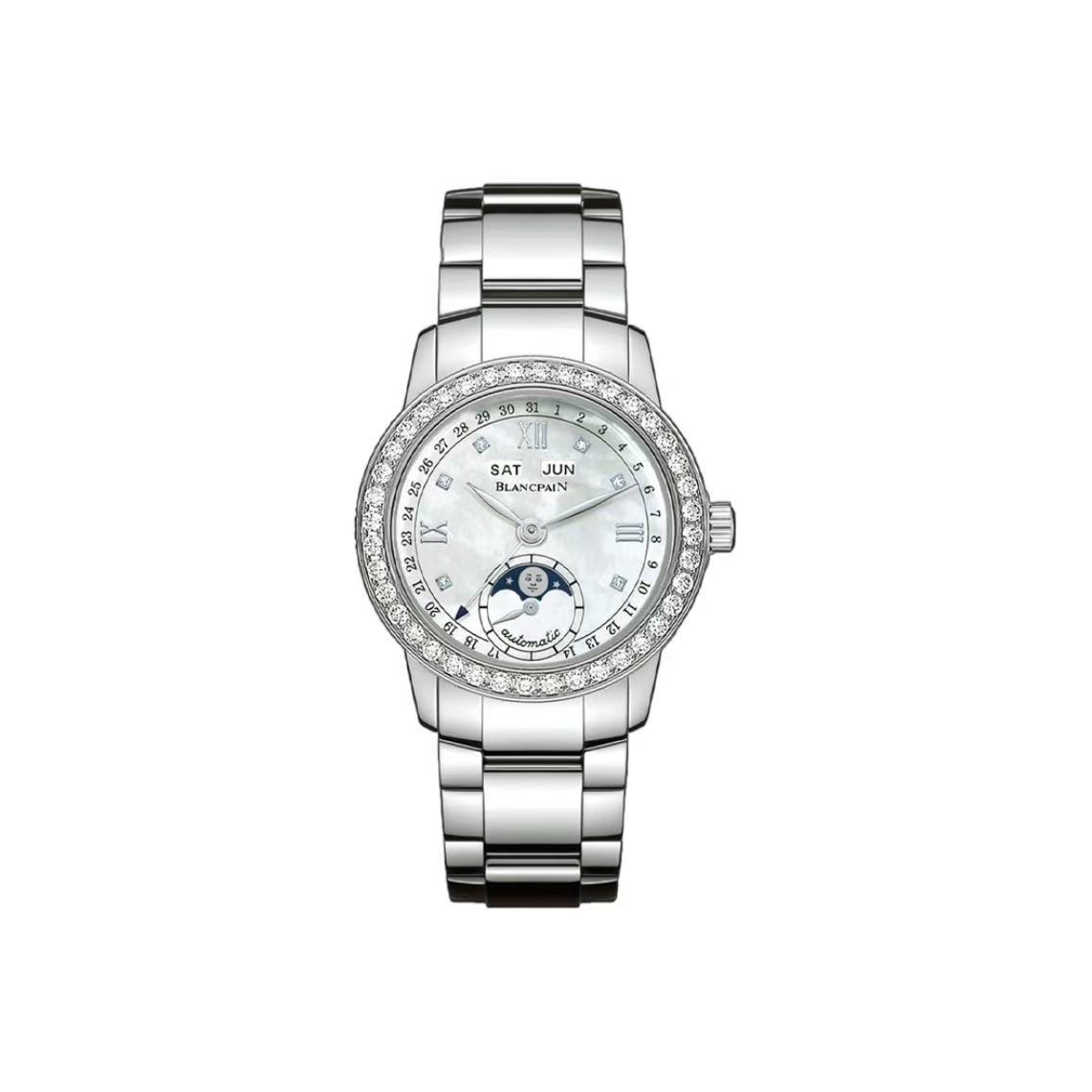 95新 Blancpain 宝珀月亮美人2360-4691A-71A