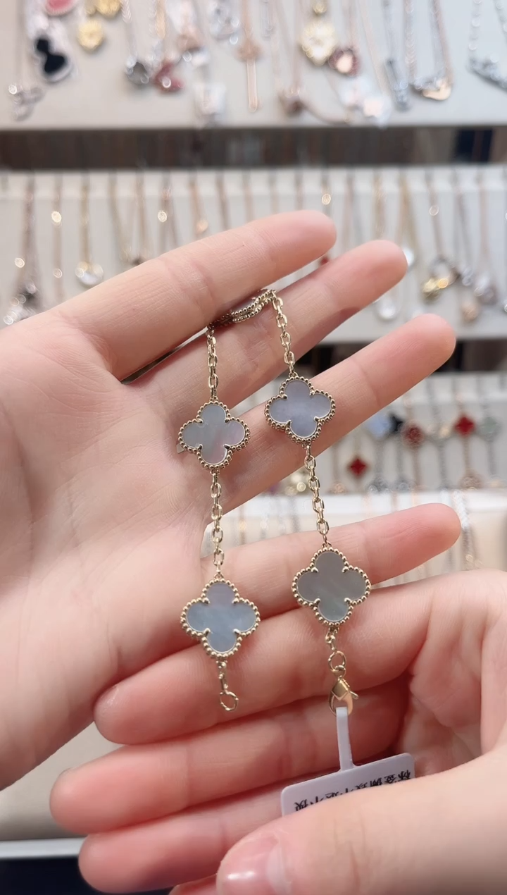 【闪购商品】手链贝壳（贝母）18K金镶嵌18K金镶嵌 K黄