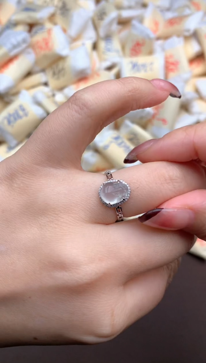 【闪购商品】翡翠挂件18K金镶嵌一