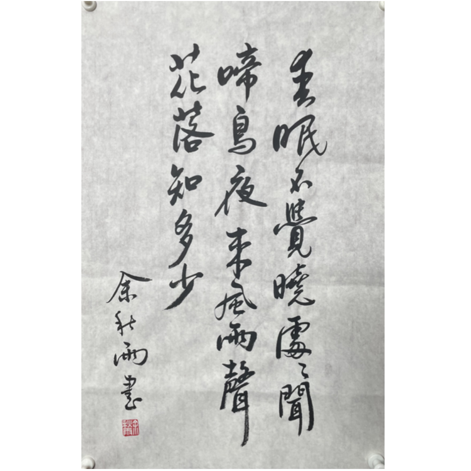 Y-R-3169 余秋雨 书法 69cm*45cm 软片-G