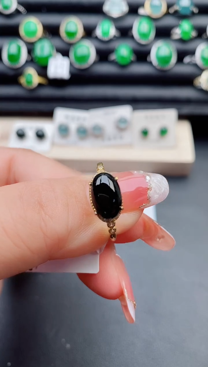 【闪购商品】翡翠戒指银S925镶嵌321321321