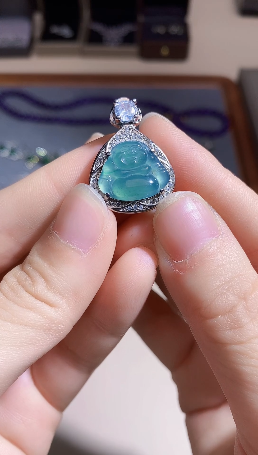 【闪购商品】翡翠吊坠(不含链)未镶嵌多样性 发其一  【22】