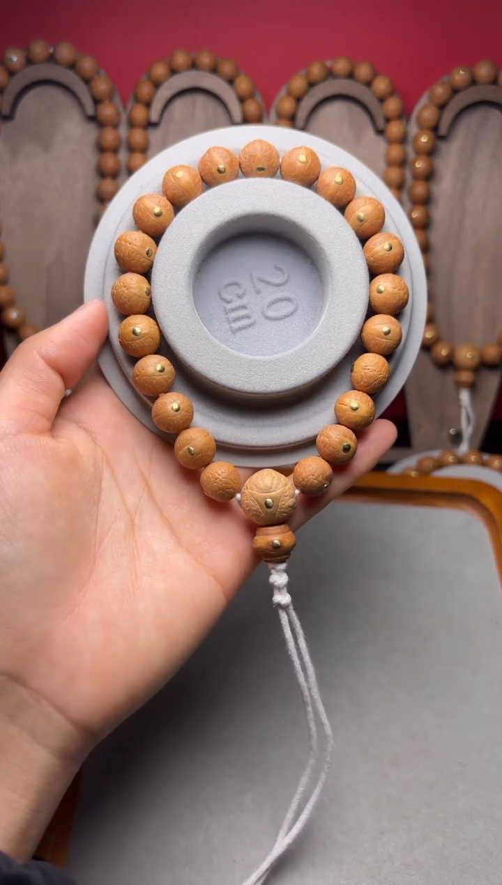 吊坠凤眼菩提11凤眼铜钉手串