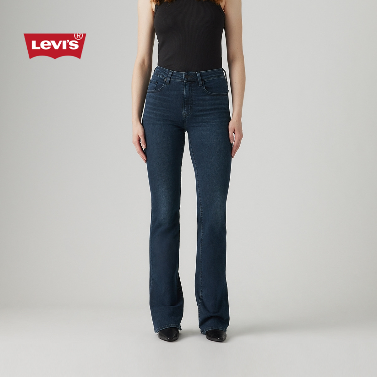 【商场同款】Levi's李维斯25秋季新款女士726高腰喇叭牛仔裤A3410