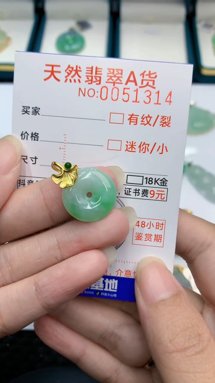 【闪购商品】翡翠颈饰银S925镶嵌            8