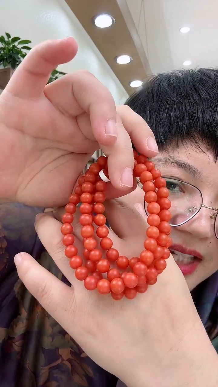 【闪购商品】南红玛瑙手链未镶嵌多圈手链