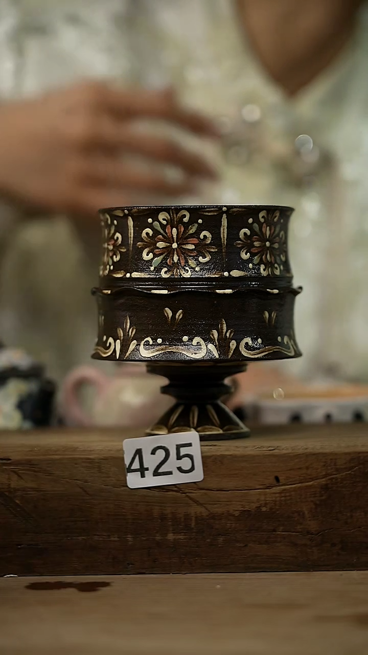 【闪购商品】瓷片新品！设计师款手绘/咖啡杯 听歌