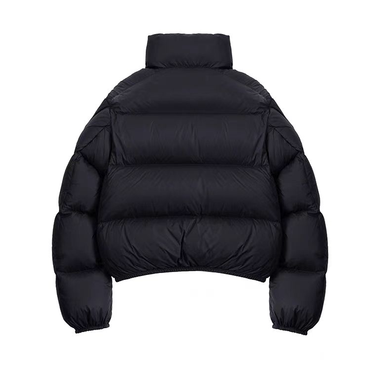 2025肯豆风短款双面拉链休闲保暖时尚女士立领外套春冬款羽绒服