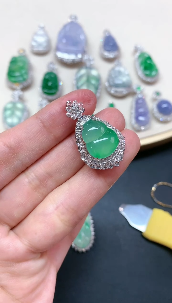 【闪购商品】翡翠戒指18K金镶嵌A47|29800