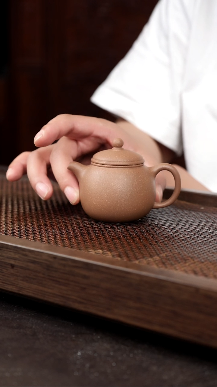 茶壶紫砂芝麻绿小匏尊