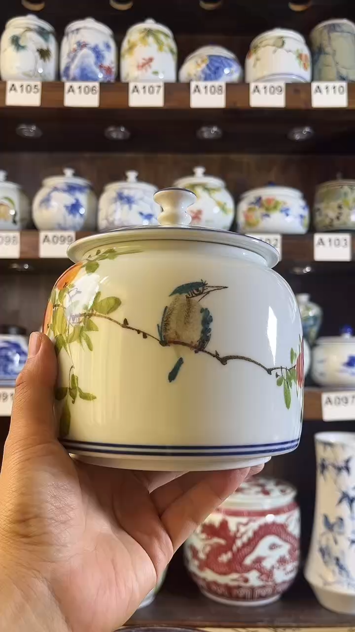 迎君陶瓷纯手工手绘9（微微瑕