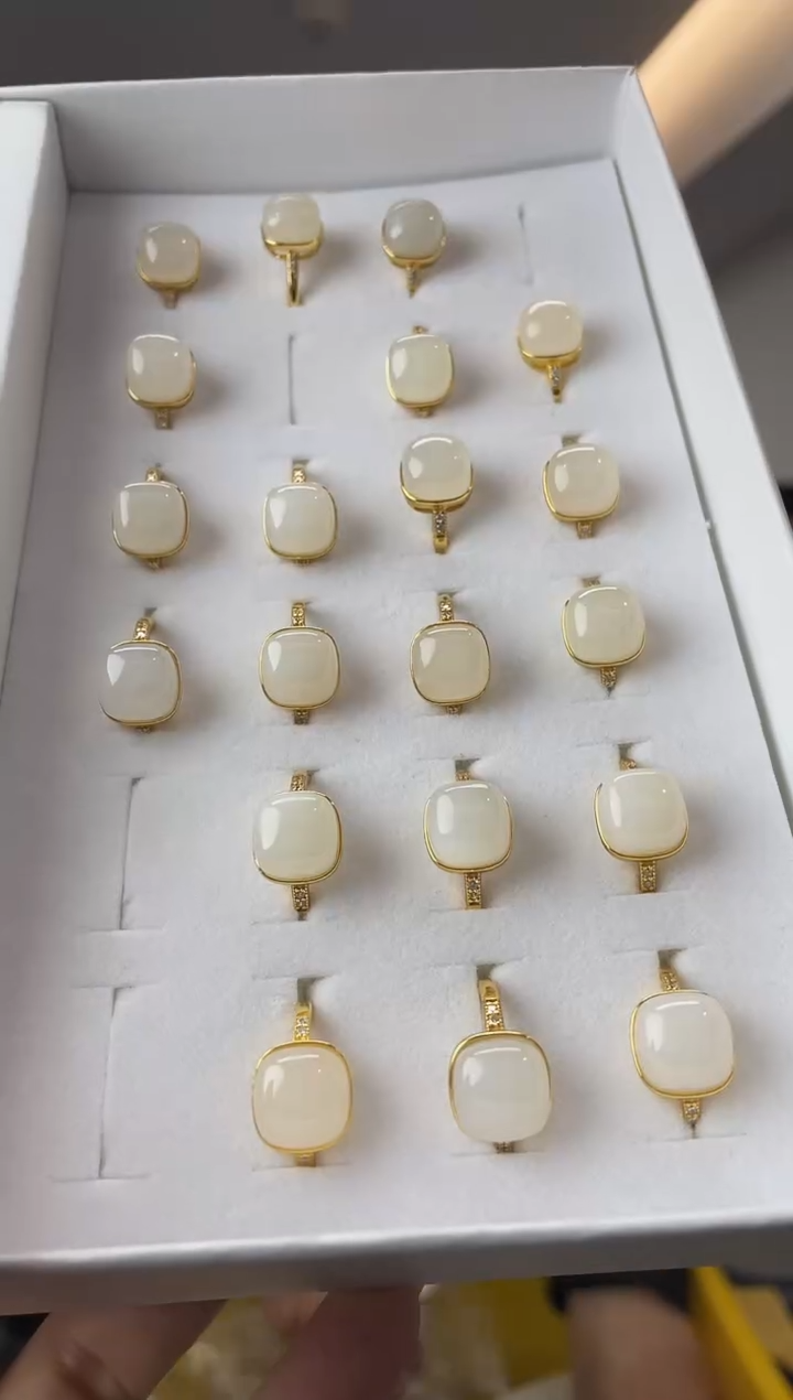 【闪购商品】和田玉·银S925镶嵌多样性一件发货