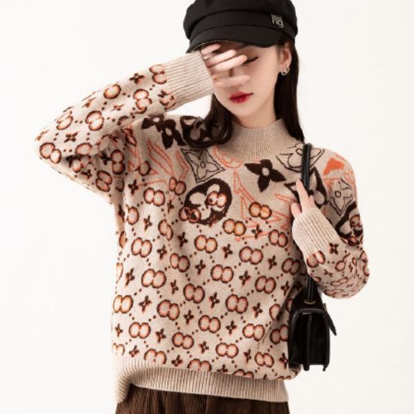 A488提花拉毛毛衣针织衫RC0194CA409