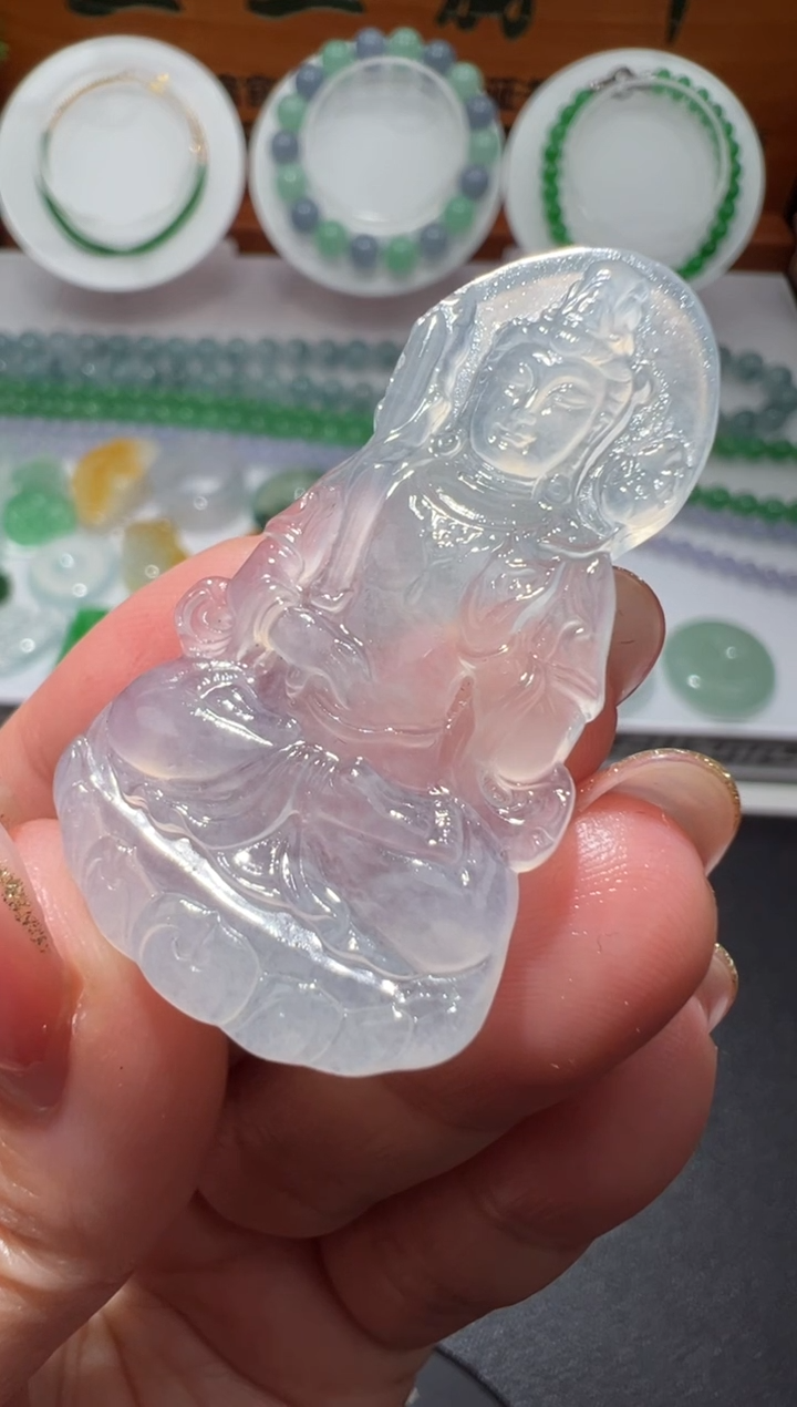 【闪购商品】定制翡翠未镶嵌45*25*4虚空藏