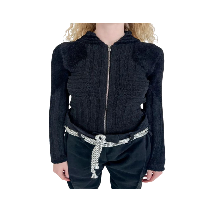 【KIKO KOSTADINOV 设计师品牌】SND AW25 紧身连帽ZZ开衫