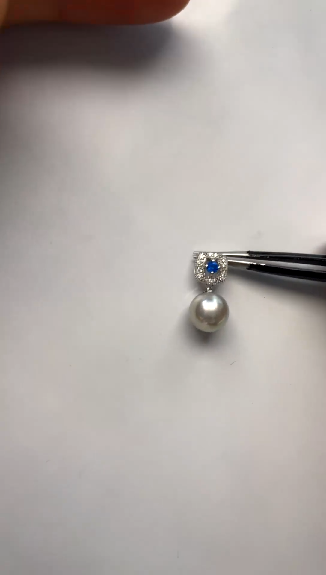 海水珍珠14K金镶嵌颈饰8-9