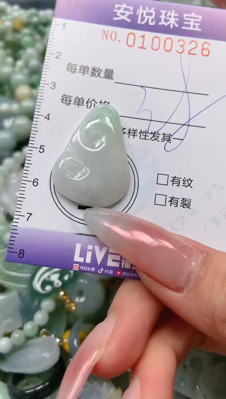 【闪购商品】翡翠颈饰未镶嵌闪购0100326