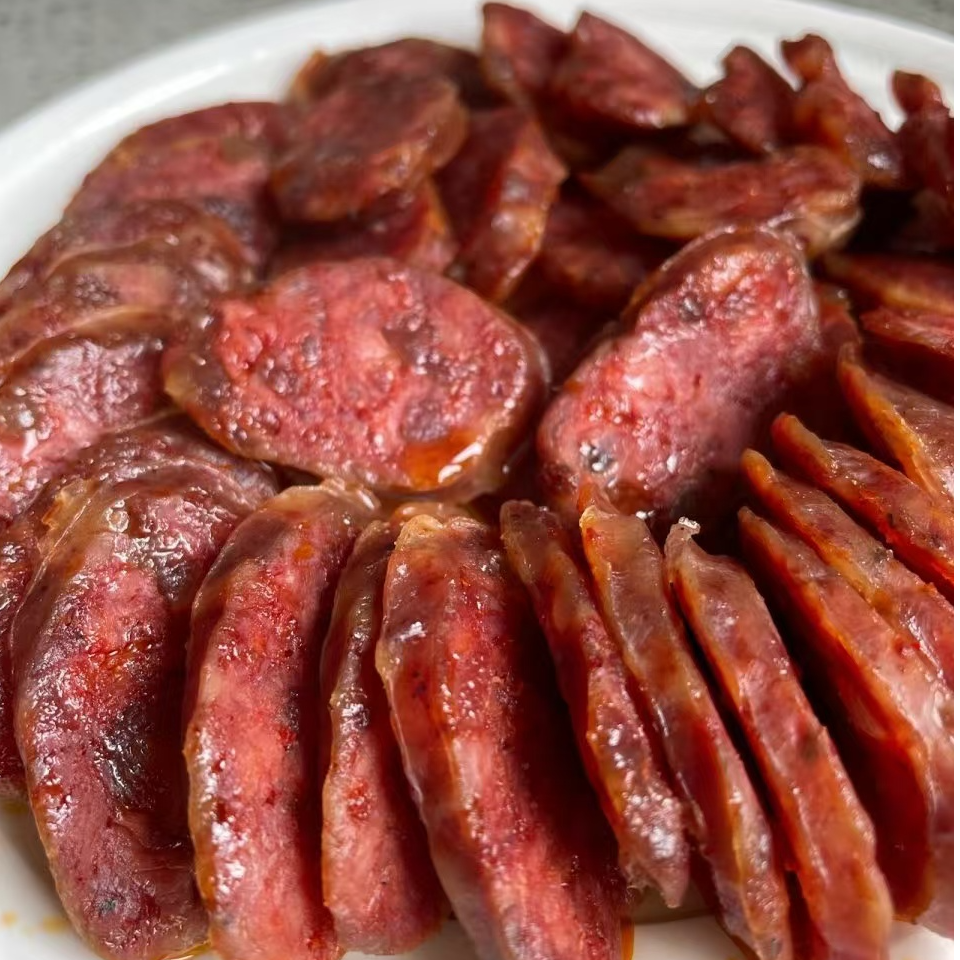 农村柴火烟熏香肠（一称一拍）