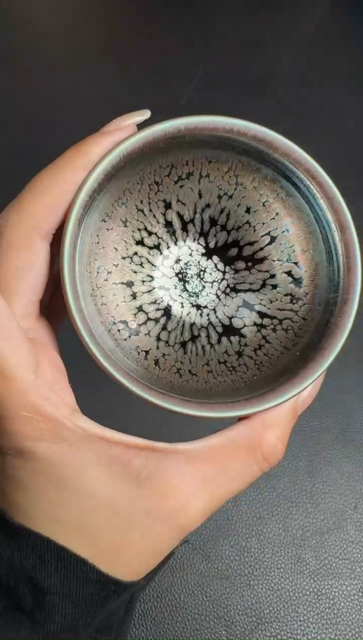 茶盏裴春元彩金盏19