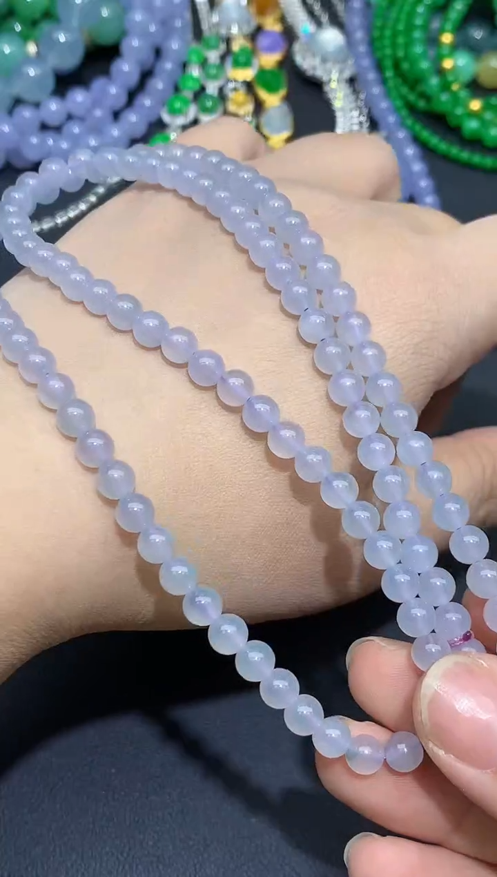 翡翠未镶嵌颈饰616-春日珠宝