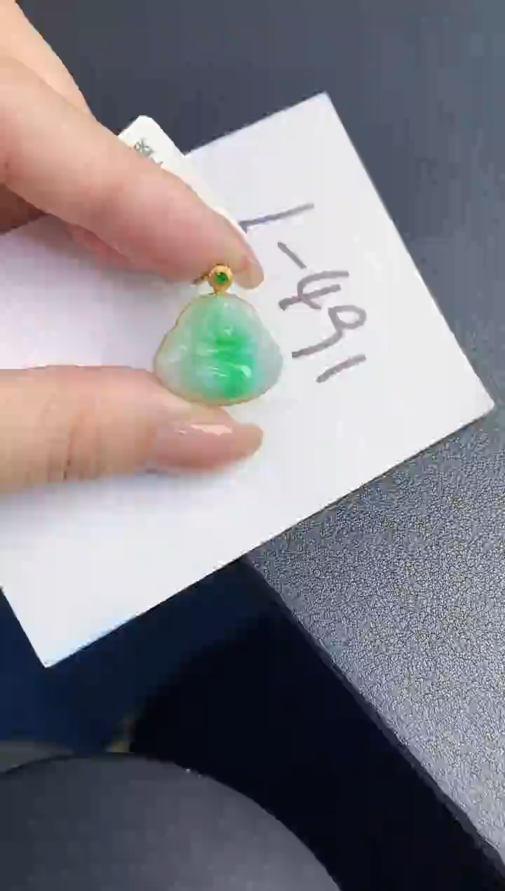 【闪购商品】翡翠颈饰18K金镶嵌00000000