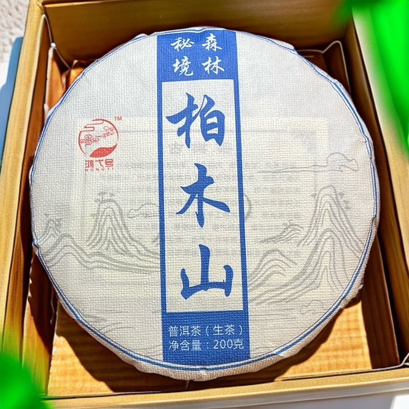 2025年柏木山啊从家森林秘境200克饼（冷泡出韵）