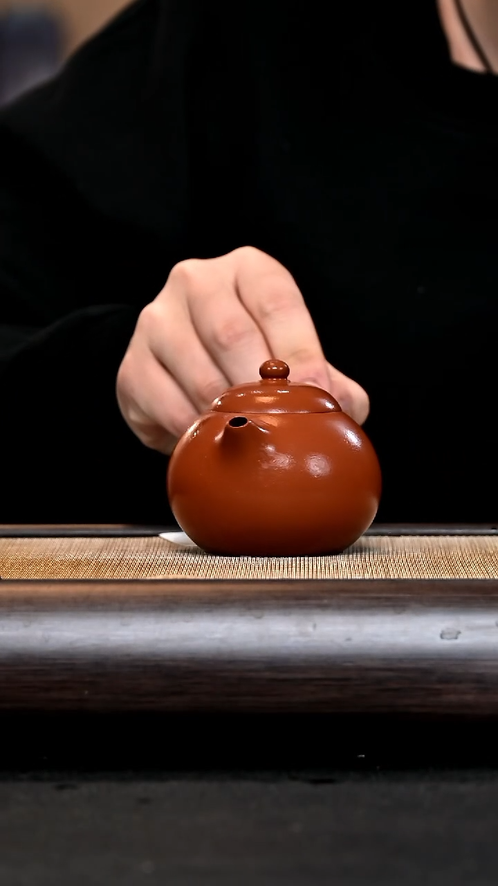 【闪购商品】紫砂茶壶HT15643 文旦 朱砂