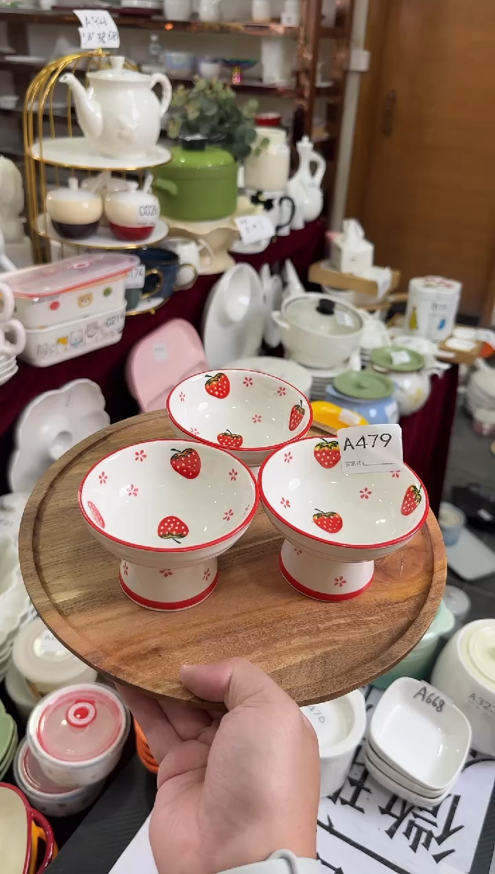 摆件陶A479-3个  仓库微瑕陶瓷清仓福利