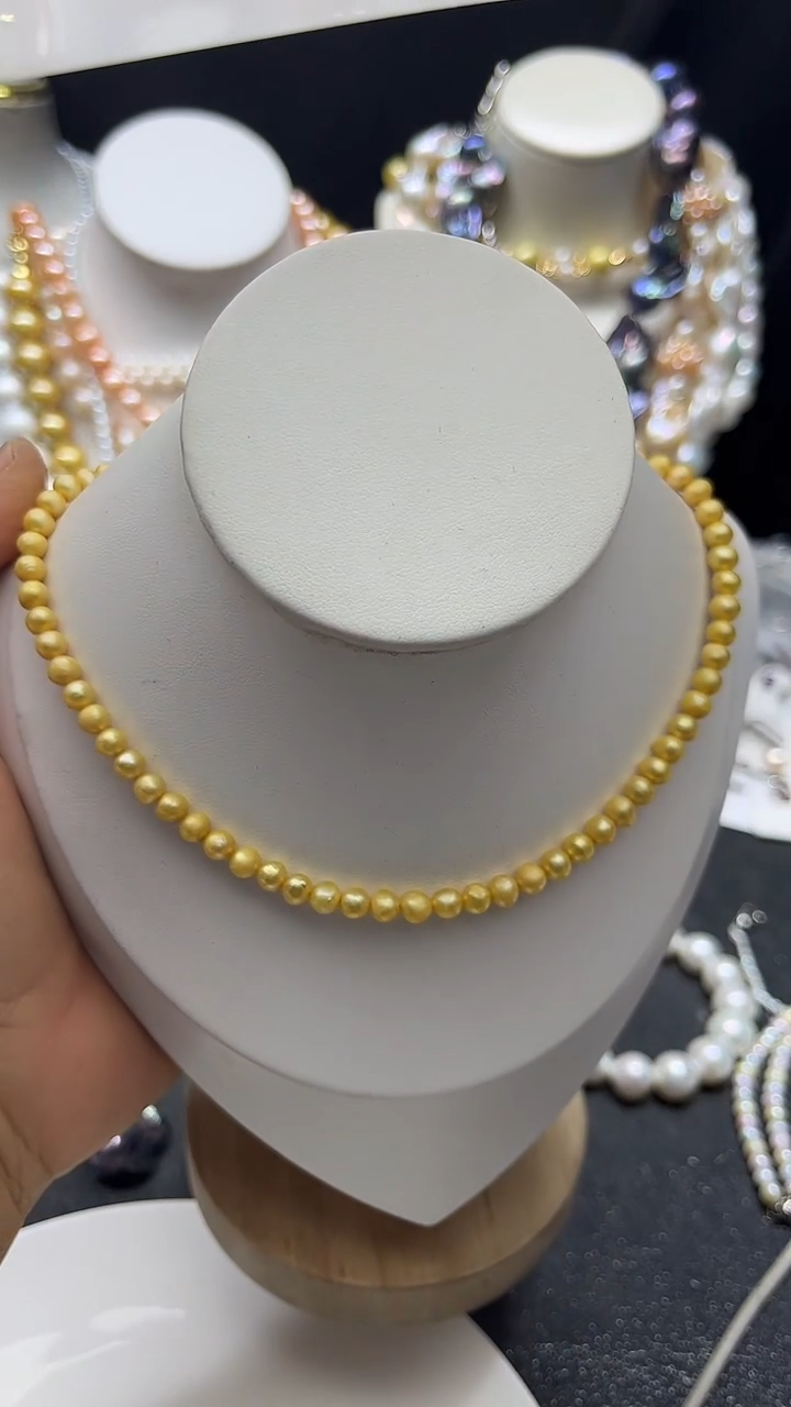 颈饰未镶嵌淡水珍珠d人多人