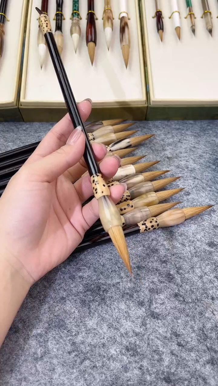 菩提牛角纯狼毫  1只