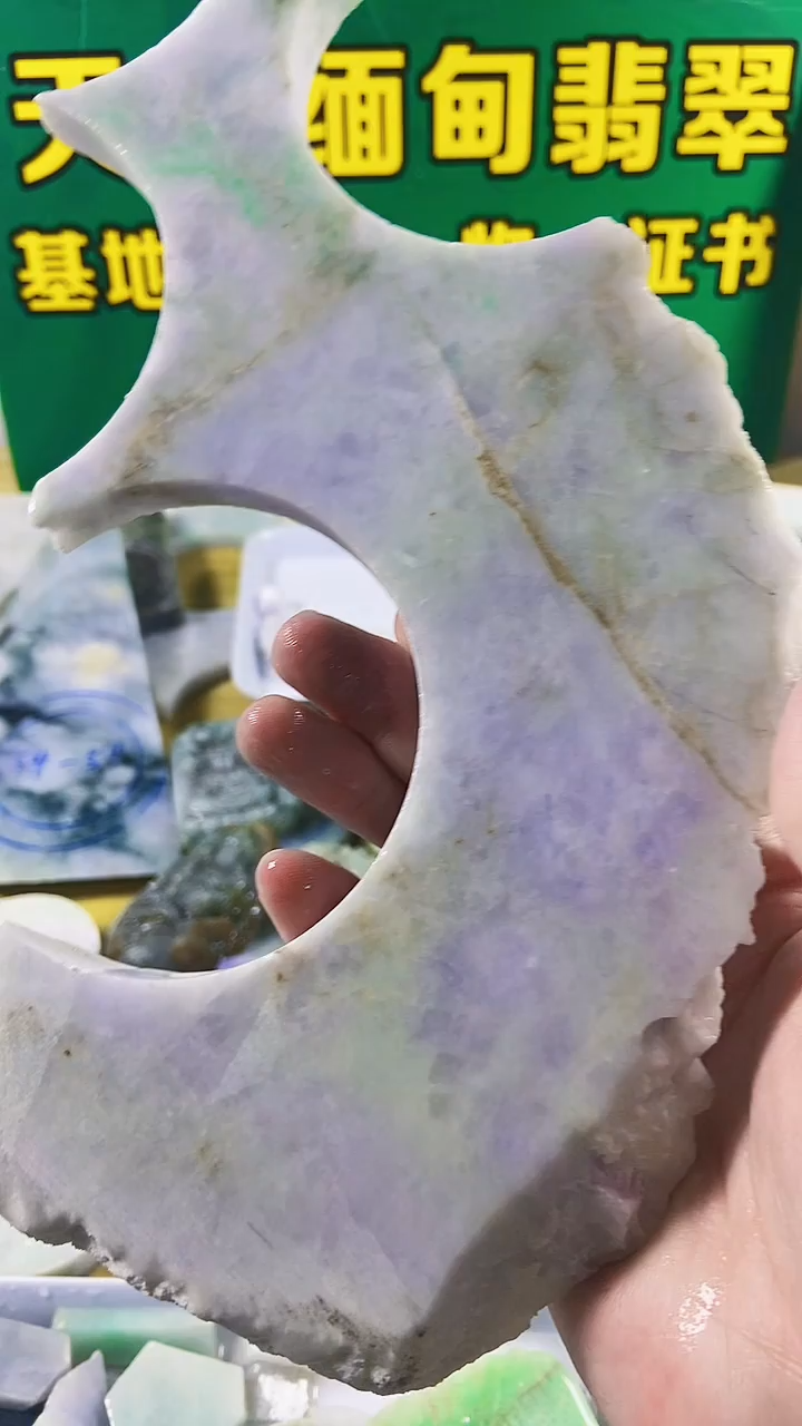 翡翠未镶嵌颈饰裸石028