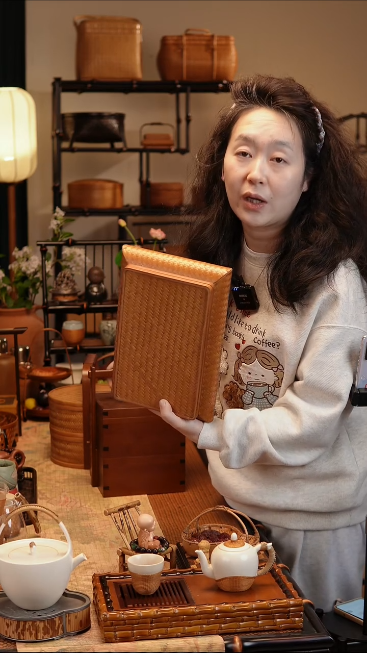 微瑕样品处理拱月大茶盒
