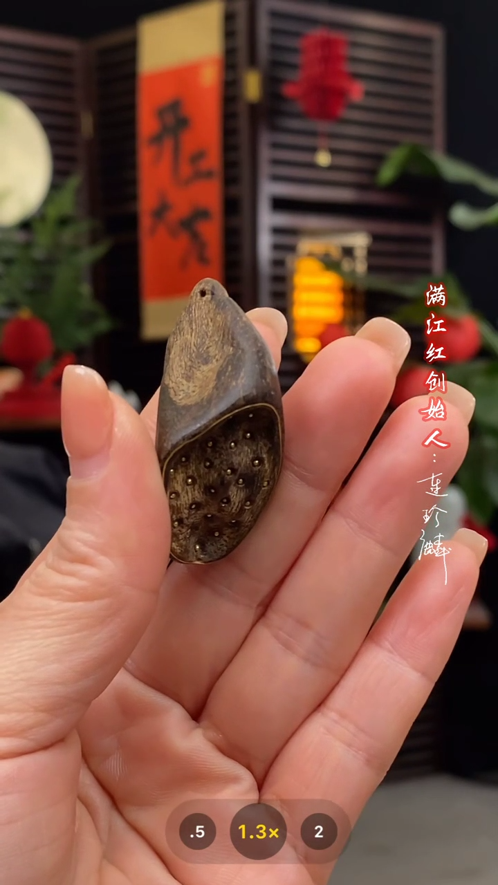 【闪购商品】沉香吊坠天然沉香/文莱沉水莲蓬吊坠