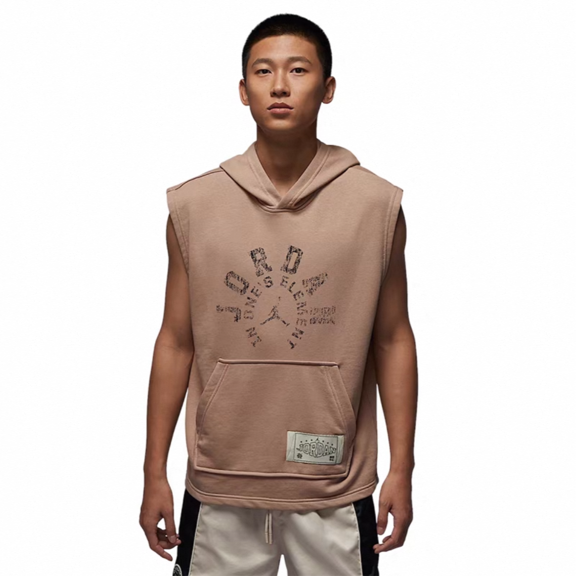 NIKE/耐克夏季男子JORDAN运动休闲背心无袖连帽卫衣 HV1260200