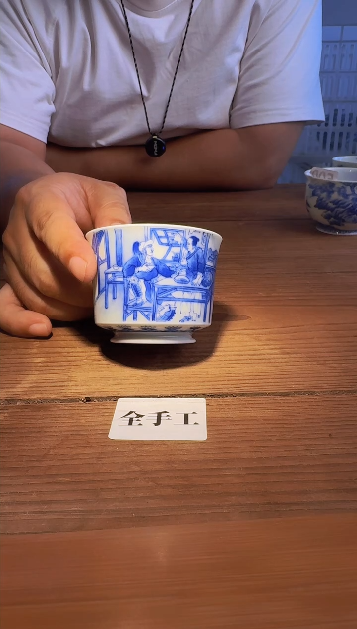 婺州窑龙窑烧制技艺全手工青花（511