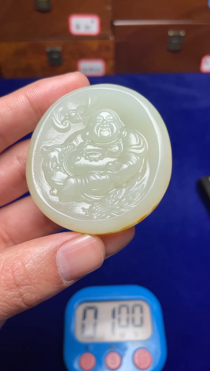 未镶嵌和田玉挂件牛*裤和田玉