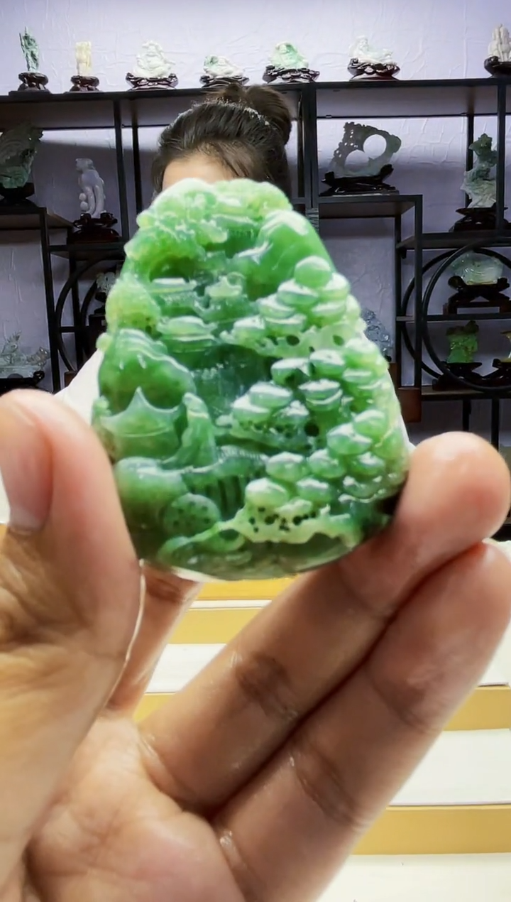 【闪购商品】定制翡翠未镶嵌毛货01250378