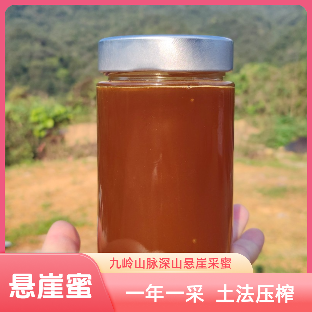 【悬崖蜜】深山木桶土蜂蜜庐山西海中蜂蜜纯正宗农家蜂蜜一年一采